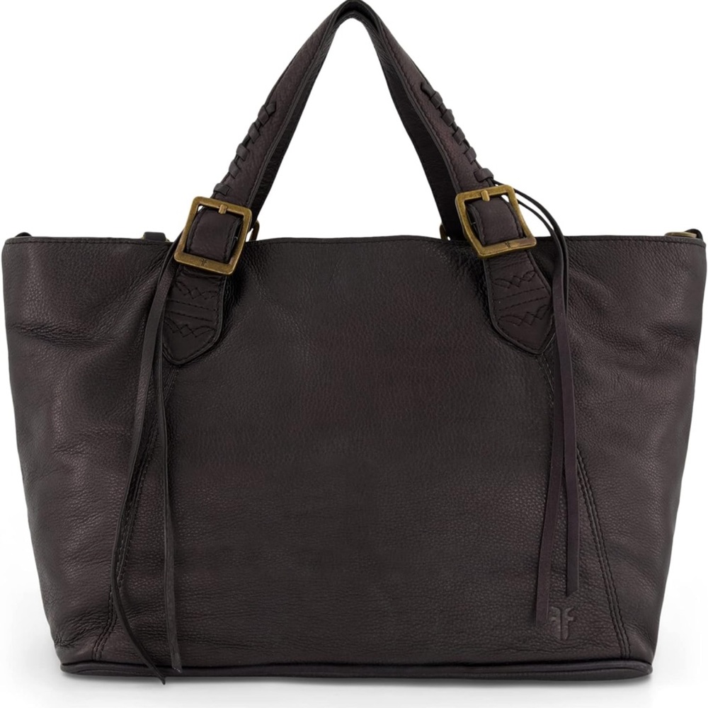 🔥❤️Caelan Frye black leather satchel! 🔥❤️ Frye purse crossbody bag - Picture 7 of 9